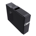 Case TEROS TE-1032S, Slim, 250 W, USB 3.2 / USB 2.0, Audio HD, DVD, Negro