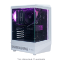 Case gamer TEROS TE-1322G, Mid Tower, USB 3.0 / USB 2.0, audio, ventilador RGB, blanco