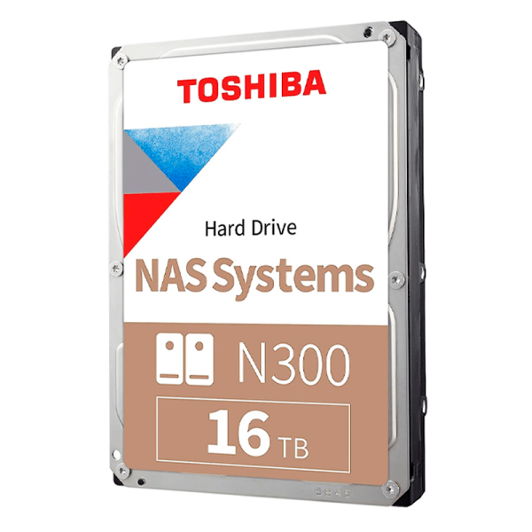 Disco Duro Toshiba N300 16TB, SATA 6.0Gb/s, NAS, 512MB Cache, 7200RPM, 3.5"