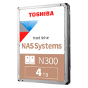Disco Duro Toshiba N300 NAS, 4TB, SATA 6.0Gb/s, 7200rpm, 512MB Cache, 3.5".