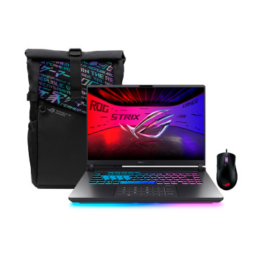 Laptop ASUS ROG STRIX G16 16" WUXGA IPS AMD RYZEN 9-8940HX 16 GB DDR5 1 TB SSD M.2 PCIE 4.0 NVME NVIDIA GEFORCE RTX 5060 8 GB