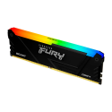 Memoria Kingston Fury Beast RGB BLACK, 16GB DDR4 3200 MT/s, PC4-25600, CL16, 1.35V.