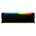 Memoria Kingston Fury Beast RGB BLACK, 16GB DDR4 3200 MT/s, PC4-25600, CL16, 1.35V.