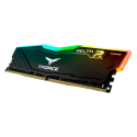 Memoria TEAMGROUP T-FORCE DELTA RGB 16GB (2 x 8GB) DDR4-3600MHz, CL18, 1.35V, RGB, Negro