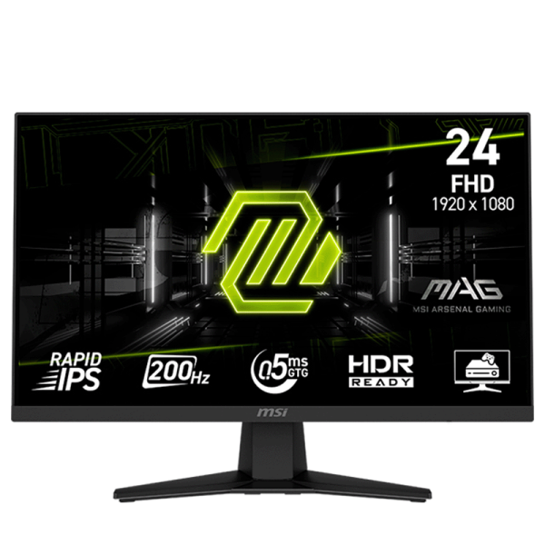 Monitor MSI MAG 244F Plano 23.8”, FHD Rapid IPS