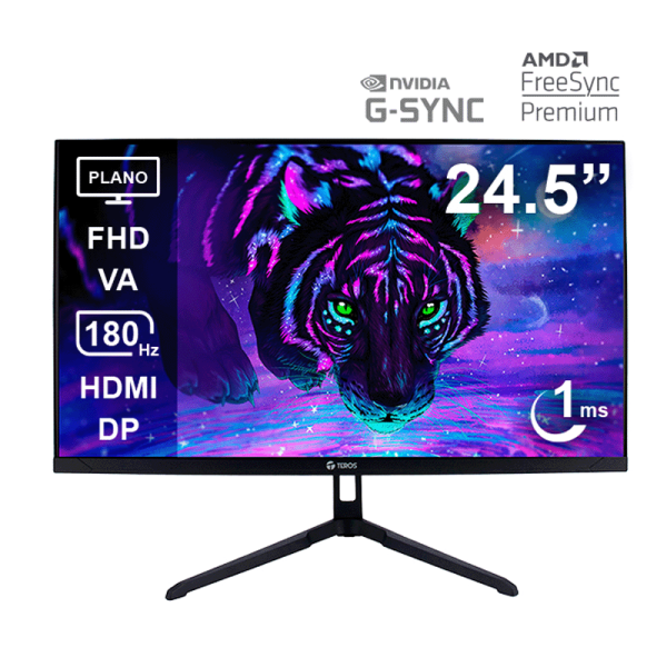 Monitor plano gaming TEROS TE-2475G 24.5" FHD VA