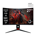 Monitor Curvo Gaming TEROS TE-2764G, 27" FHD VA