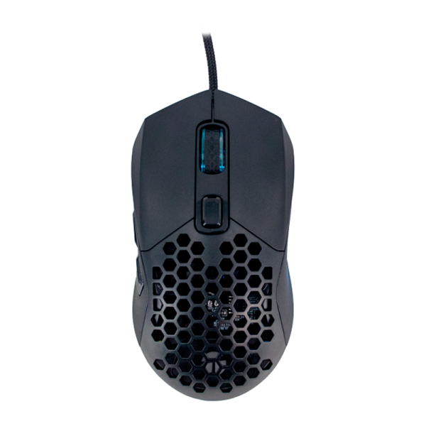 Mouse gamer TEROS TE-1232G, DPI hasta 7200, RGB, 7 botones, óptico, negro