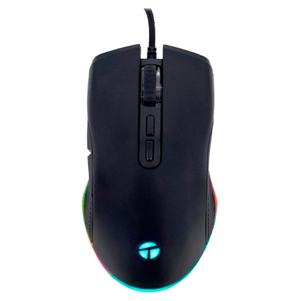 Mouse Gamer Teros TE-1233G, DPI hasta 7200, RGB,7 Botones, USB, Negro