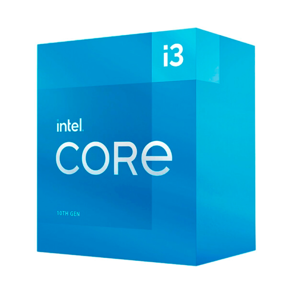 Procesador Intel Core i3-10105, 3.70 / 4.40 GHz, 6 MB Caché L3, LGA1200, 65W, 14 nm.
