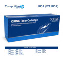 Toner ORINK 105A W1105A Negro 1000 Páginas